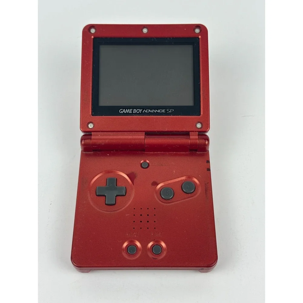 Nintendo Game Boy Advance SP HandHeld Console Only RED (Tested & Working)